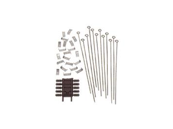 Sommerfeld 579 Hänger mit Isolatoren, 10 Stück - H0/H0m (1:87)