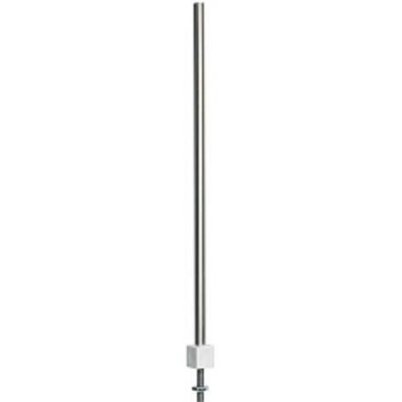 Sommerfeldt 318 H-Profil-Mast aus Neusilber, 130 mm - H0/H0m (1:87)
