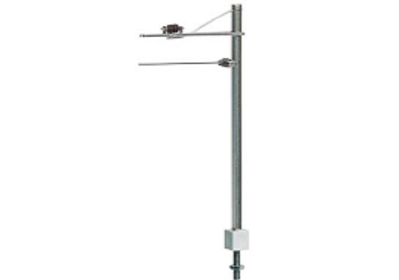 Sommerfeldt 380 Streckenmast aus Neusilber - H0/H0m (1:87)