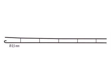 Sommerfeldt 419 Fahrdraht verkupfert 0,5 x 230 mm offen (5 Stück), N (1:160)