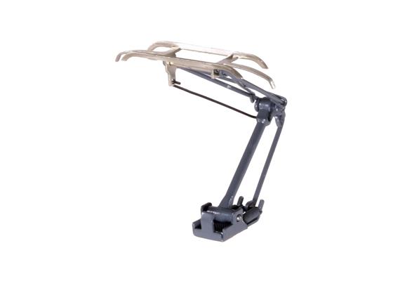 Sommerfeldt 670 Einholmstromabnehmer mit breitem Schleifstück (Paar) - H0 (1:87) | Bild 1