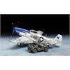 Tamiya 25205 P-51D Mustang + 1/4-ton 4x4 Light Vehicle, Massstab1:48