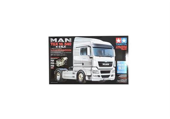 Tamiya 56350 MAN TGX 18.540 4x2XLX (French Blue Edition) - Bausatz, 1:14 | Bild 3