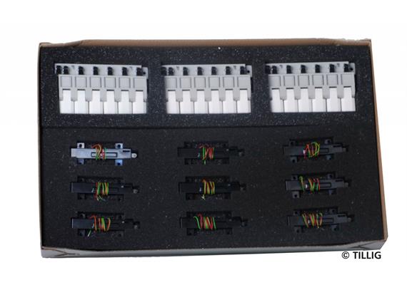 Tillig 01837 Elektrifizierungsset für das H0m/TT-Bettungsgleis