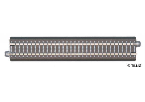 Tillig 83701 Bettungsgleis grau Gleisstück G1