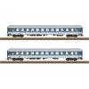 TRIX 23201 Personenwagen-Set InterRegio, 2-teilig mit LED-Innenbeleuchtung - H0 (1:87)