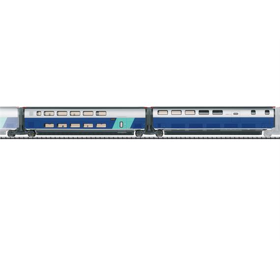 TRIX 23489 Ergänzungswagenset 3 TGV Euroduplex - H0 (1:87)