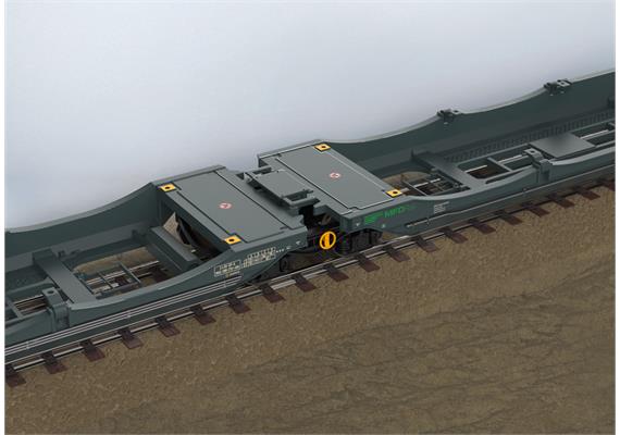 TRIX 24472 Taschenwagen MFD Rail mit Mars-Aufliefern - H0 (1:87) | Bild 3