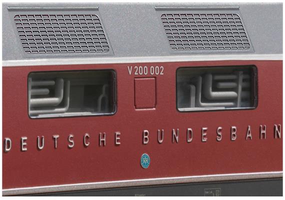 TRIX 25500 Diesellok V200 002, DC 2L, digital DCC/MM/mfx mit Sound - H0 (1:87) | Bild 3