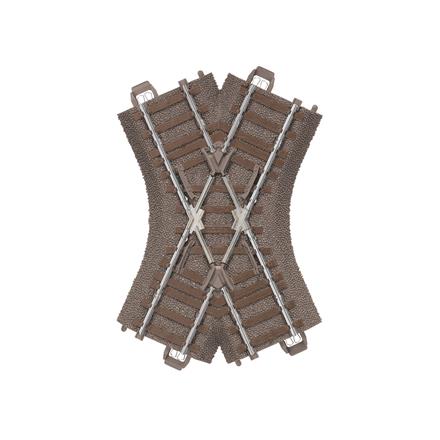 Trix 62649 C-Gleis Kreuzung Länge 103,3 mm, 48,6° - H0 (1:87)