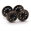 Trix E32360009 Radsatz Doppelspeichen schwarz, 25,4, Gleichstrom, 2 Stück - H0 (1:87) | Bild 4