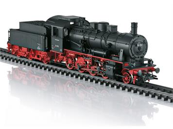 TRIX 22903 Güterzug-Dampflokomotive der Baureihe 56.2-8 der DB, DC, DCC mfx mit Sound, H0