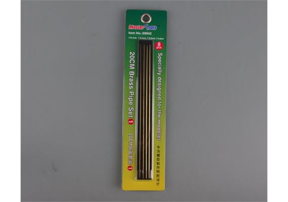 Trumpeter 09942 Brasse Pipe Set 1 / Kupferröhren-Set 1, 20 cm