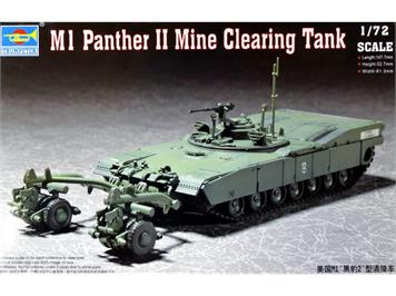 Trumpeter 07280 M1 Panther II Mine Clearing Tank