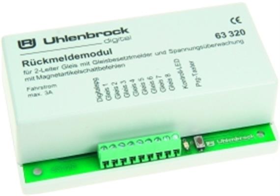 Uhlenbrock 63320 LN Rückmeldemodul 8 Eingänge 2-Leiter