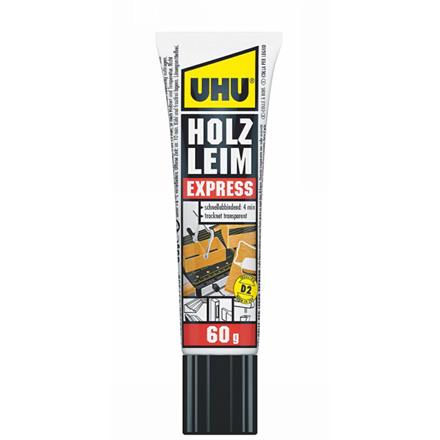 UHU 45730 Holzleim EXPRESS Tube, 60 g