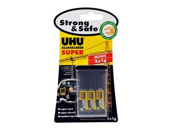 UHU 42210 Alleskleber Super Strong & Safe Minis (3)