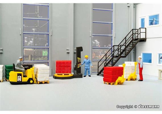 Viessmann 1381 Palettenwickelmaschine, aus der Artikel-Serie "Bewegte Welt" - H0 (1:87) | Bild 5