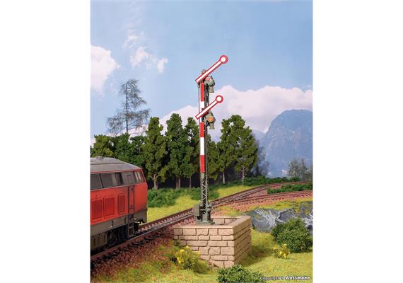 Viessmann 4701 Digital Form-Hauptsignal mit 2 gekoppelten Flügeln - H0 (1:87) | Bild 2