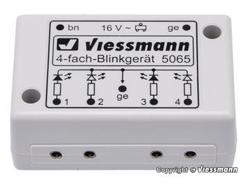 Viessmann 5065 Vierfach Blinkmodul für Andreaskreuze