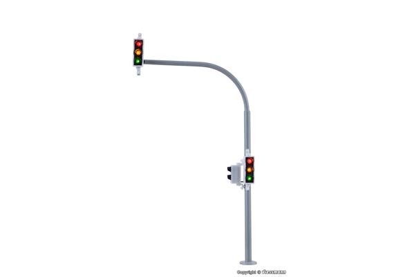 Viessmann 5094 H0 Bogenampel mit Fußgängerampel und LEDs, 2 Stück - H0 (1:87) | Bild 2
