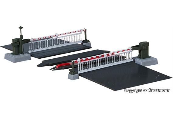 Viessmann 5104 Bahnschranke mit Behang, vollautomatisch - H0 (1:87) | Bild 2