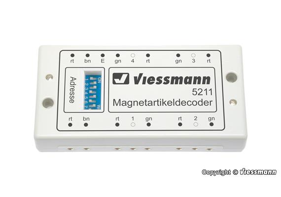 Viessmann 5211 Magnetartikeldecoder für 4 Weichen