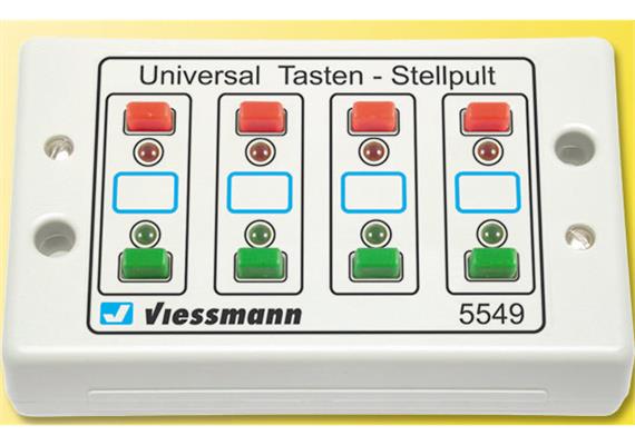 Viessmann 5549 Universal Tasten-Stellpult, rückmeldefähig