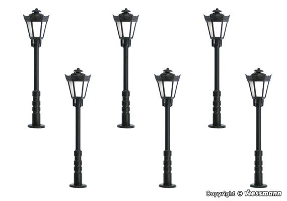 Viessmann 60706 Parklaterne, LED warmweiss 5+1 - H0 (1:87) | Bild 3