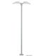 Viessmann 6084 Moderne Bahnsteigleuchte doppelt, 2 LEDs weiss - H0 (1:87)