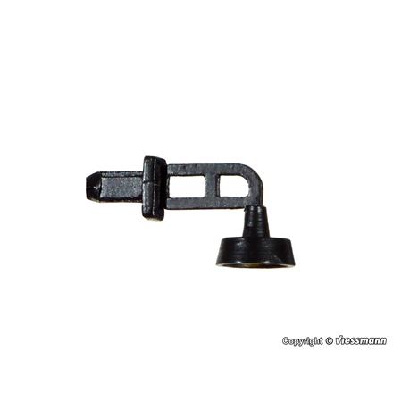 Viessmann 6087 Wandlaterne Güterschuppen, LED warmweiss - H0 (1:87)