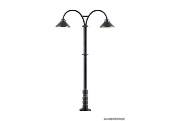 Viessmann 6109 Bahnsteigleuchte Baden-Baden, doppelt, 2 LEDs warmweiß - H0 (1:87) | Bild 1