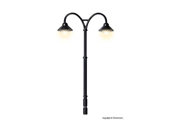Viessmann 6109 Bahnsteigleuchte Baden-Baden, doppelt, 2 LEDs warmweiß - H0 (1:87) | Bild 2