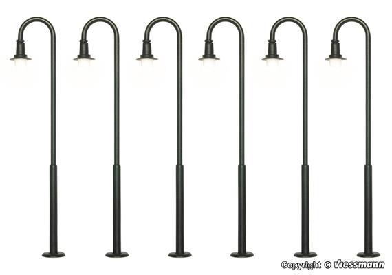 Viessmann 61406 Bogenleuchte, LED warmweiss, 5+1 - H0 (1:87)