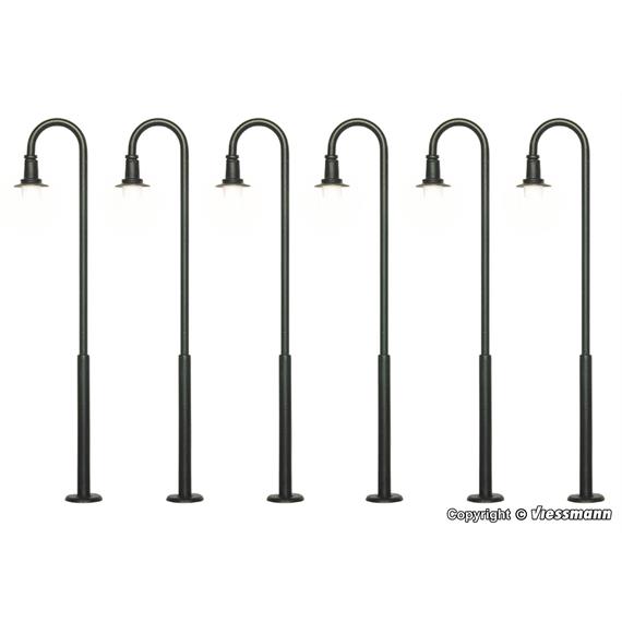Viessmann 61406 Bogenleuchte, LED warmweiss, 5+1 - H0 (1:87)