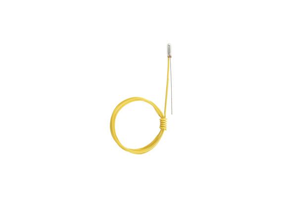 Viessmann 6222 Glühlampe klar T 1/2, Ø 1,8 mm, 16 V, 30 mA, 1 Kabel, 1 blanker Draht