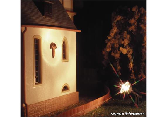 Viessmann 6330 Flutlichtstrahler nieder, LED weiss - H0 (1:87) | Bild 2