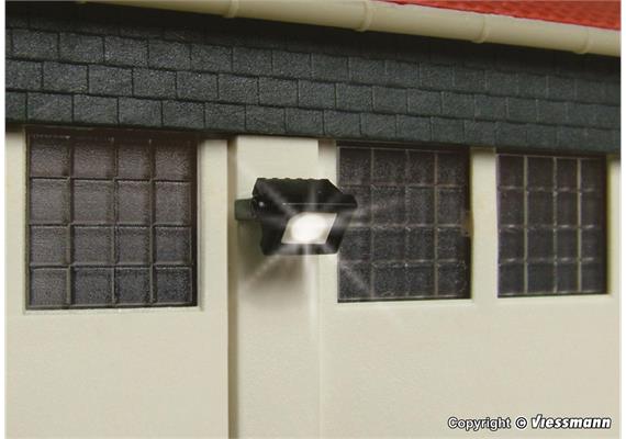 Viessmann 6333 Flutlichtstrahler, rechteckig, LED weiss | Bild 2