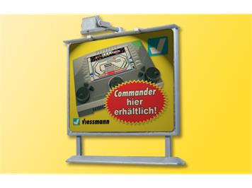 Viessmann 6336 Werbetafel mit LED Beleuchtung - H0 (1:87)