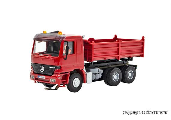 Viessmann 8014 MB ACTROS 3-achs Muldenkipper mit Rundumleuchten - H0 (1:87)