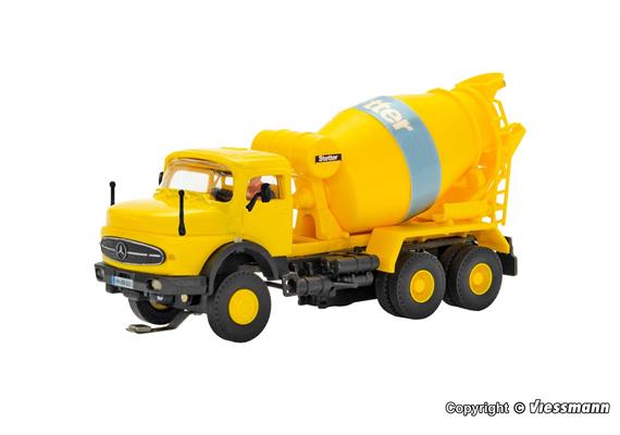 Viessmann 8017 MB Rundhauber 3-achs Betonmischer Basis, Funktionsmodell - H0 (1:87) | Bild 1