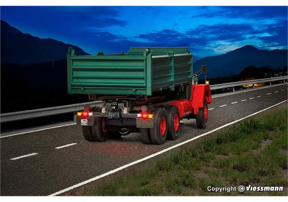 Viessmann 8018 MAGIRUS DEUTZ 3-achs Muldenkipper, Basis, Funktionsmodell - H0 (1:87) | Bild 4