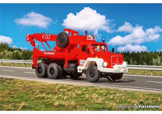 Viessmann 8051 Feuerwehr MAGIRUS DEUTZ 3-achs Bergekran - H0 (1:87) | Bild 3