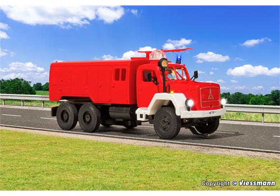 Viessmann 8055 Feuerwehr MAGIRUS JUPITER FlKfz 3800/400 3-achs mit Rundumleuchte - H0 | Bild 3