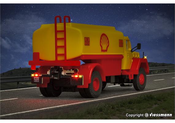 Viessmann 8131 MAGIRUS DEUTZ 2-achs Tankfahrzeug Shell, Funktionsmodell - H0 (1:87) | Bild 5