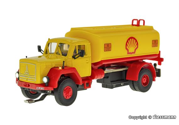 Viessmann 8131 MAGIRUS DEUTZ 2-achs Tankfahrzeug Shell, Funktionsmodell - H0 (1:87) | Bild 1