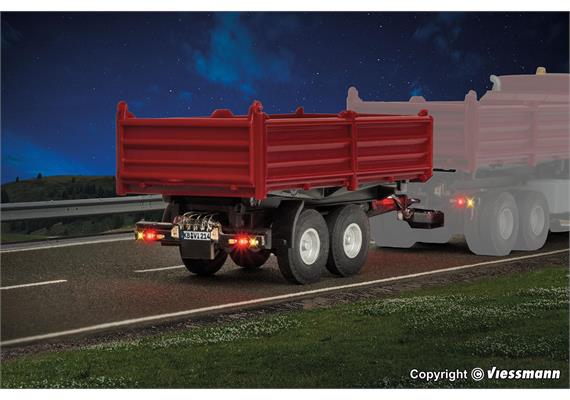 Viessmann 8214 Tandem Kipper, rot, Funktionsmodell - H0 (1:87) | Bild 5