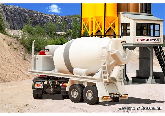 Viessmann 8230 MB ACTROS 2-achs Betonmischauflieger, Funktionsmodell - H0 (1:87) | Bild 4