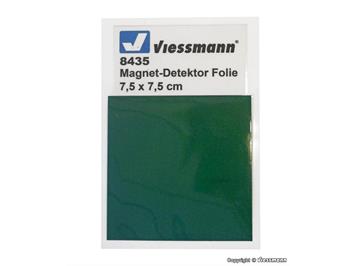 Viessmann 8435 Magnet-Detektor Folie L 7,5 x B 7,5 cm - H0 (1:87)