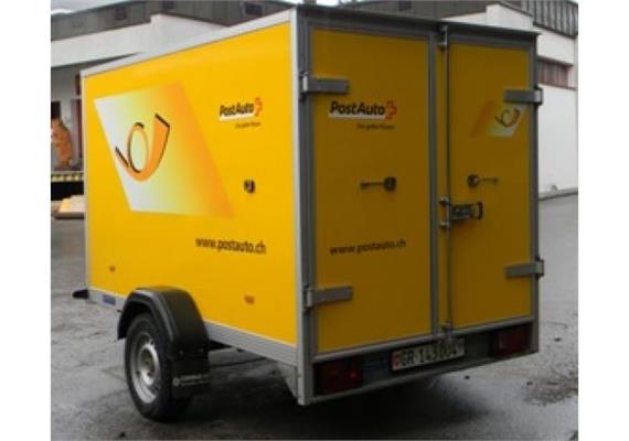 VK Modelle 04231 einachsiger Anhänger "Schweizer Post" - H0 (1:87) | Bild 3